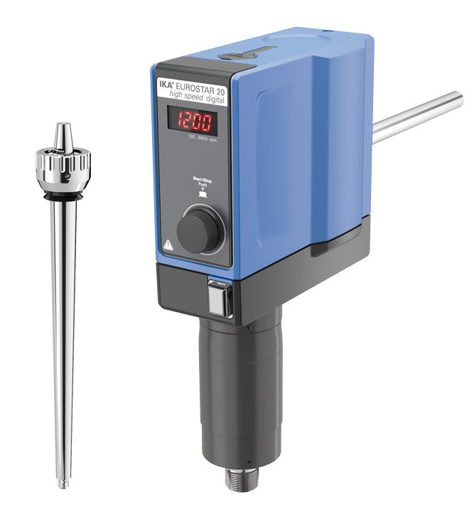 德國IKA懸臂式攪拌機Eurostar 20 High Speed Digital Package